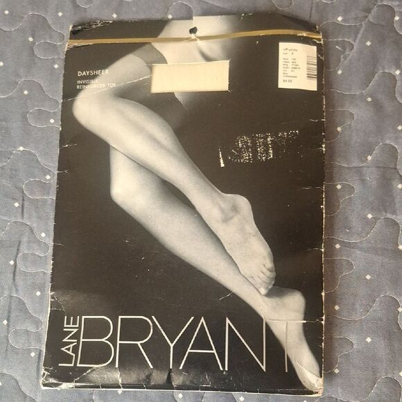 Lane Bryant Daysheer Pantyhose - Off White - new - size F - Picture 1 of 4